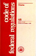 CFR 46 Parts 166-199 Inspected